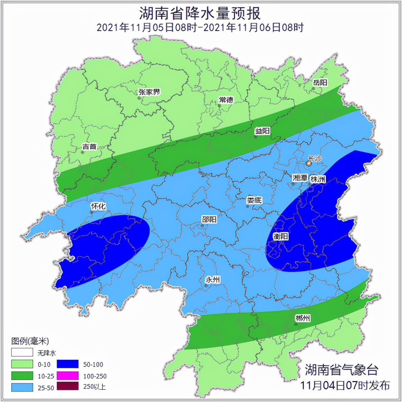 衡阳近期气象预报