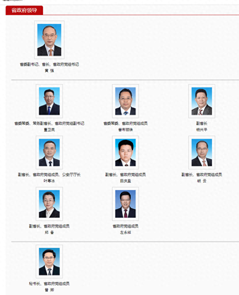 浙江省最新省委常委阵容全披露